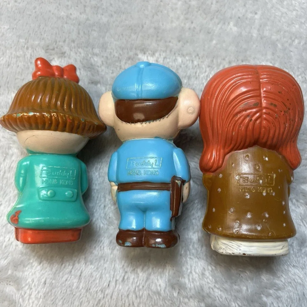 Vintage Buddy L‎ School Bus People, Set of 3, Made in Hong Kong